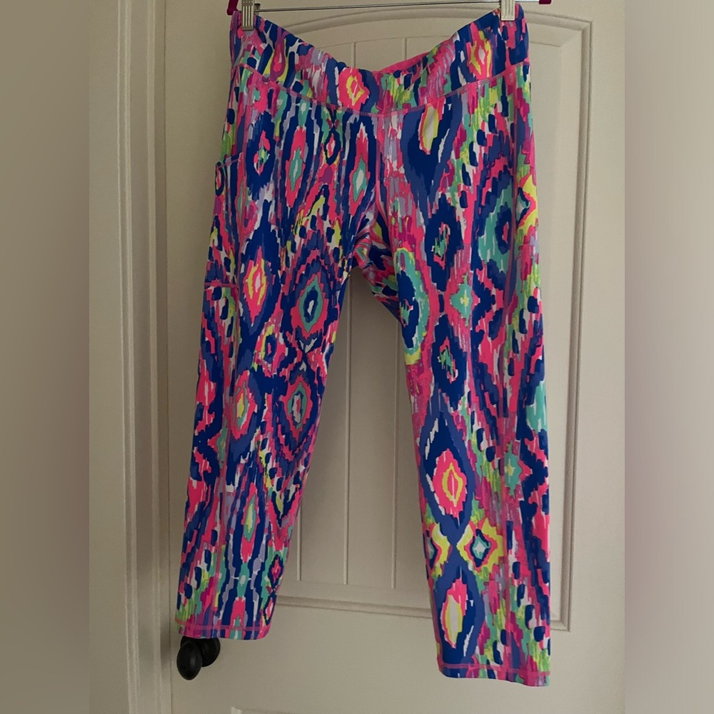 Lilly Pulitzer UPF 50+ Luxletic 24'' Weekender Midi Leggings Multi Luminescent